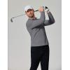 imageCOOFANDY Mens Long Sleeve Polo Shirts Moisture Wicking Golf Shirts Lightweight Athletic Collared ShirtDark Grey
