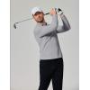 imageCOOFANDY Mens Long Sleeve Polo Shirts Moisture Wicking Golf Shirts Lightweight Athletic Collared ShirtLight Grey