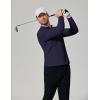 imageCOOFANDY Mens Long Sleeve Polo Shirts Moisture Wicking Golf Shirts Lightweight Athletic Collared ShirtNavy