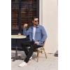 imageCOOFANDY Mens Long Sleeve Shirts Casual Button Down Shirt Wrinkle Free Dress Shirt with PocketBlue