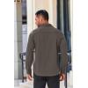 imageCOOFANDY Mens Long Sleeve Wrinkle Free Shirts Casual Button Down Stretch Dress Shirt with PocketFern Green