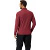 imageCOOFANDY Mens Quarter Zip Pullover Long Sleeve Sweatshirt 14 Zip Golf Shirt Winter Fleece Lined Thermal PulloverWine Red