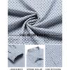 imageCOOFANDY Mens Stretch Dress Shirts Long Sleeve Button Down Shirt Regular Fit Formal Business ShirtsBlue Pattern