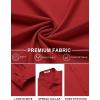 imageCOOFANDY Mens Stretch Dress Shirts Long Sleeve Button Down Shirt Regular Fit Formal Business ShirtsDeep Red