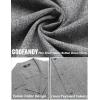 imageCOOFANDY Mens Casual Button Down Shirts Short Sleeve Summer Beach Shirt Cuban Vacation Textured Shirts with PocketLight Grey