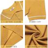 imageCOOFANDY Mens Knit Polo Shirts Casual Short Sleeve Button Down Shirts Crochet Classic Golf Polo Collared ShirtsYellow