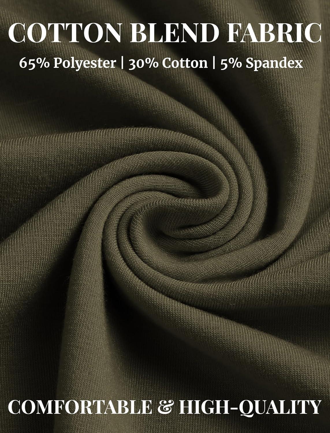 imageCOOFANDY Mens Cotton Hipster Hip Hop Longline Crewneck T Shirts Casual Long Sleeve Tees Curved Hem Gym ShirtsOne Piece Army Green