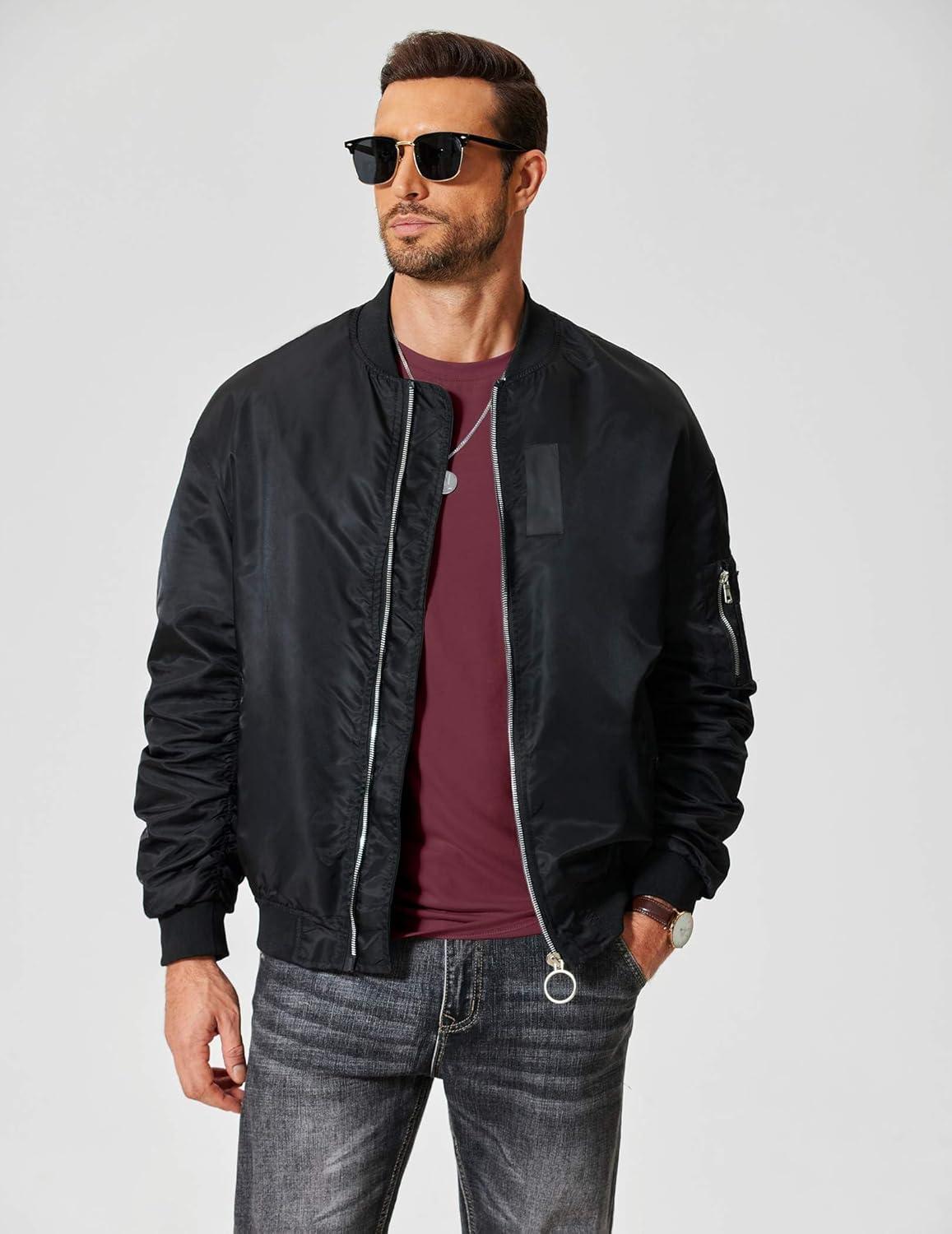 imageCOOFANDY Mens Long Sleeve Tee Shirts Crew Neck TShirt Casual Pullover Basic Tees Soft Stretch TshirtsWine Red