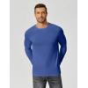 imageCOOFANDY Mens Long Sleeve Tee Shirts Crew Neck TShirt Casual Pullover Basic Tees Soft Stretch TshirtsBlacknavy