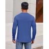 imageCOOFANDY Mens Long Sleeve Tee Shirts Crew Neck TShirt Casual Pullover Basic Tees Soft Stretch TshirtsBlacknavy