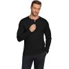 imageCOOFANDY Henley Shirts for Men Long Sleeve T Shirts Textured Casual Stretch Fashion Pullover Lightweight Fall TopsBlack
