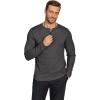 imageCOOFANDY Henley Shirts for Men Long Sleeve T Shirts Textured Casual Stretch Fashion Pullover Lightweight Fall TopsDark Grey