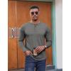 imageCOOFANDY Henley Shirts for Men Long Sleeve T Shirts Textured Casual Stretch Fashion Pullover Lightweight Fall TopsLight Grey