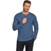 imageCOOFANDY Henley Shirts for Men Long Sleeve T Shirts Textured Casual Stretch Fashion Pullover Lightweight Fall TopsNavy