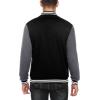 imageCOOFANDY Mens Fashion Varsity Jacket Causal Slim Fit Cotton Letterman Baseball Bomber JacketsDark Gray