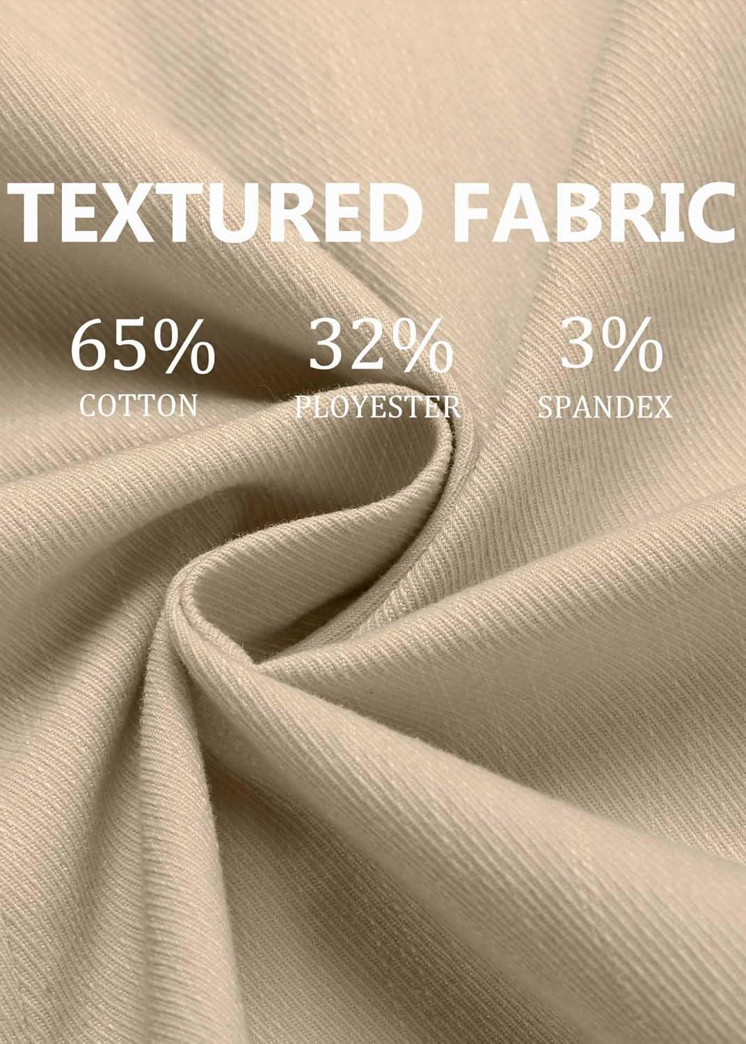 imageCOOFANDY Mens Casual Blazer Lightweight Slim Fit Suit Jacket Two Button Cotton Sport CoatsKhaki