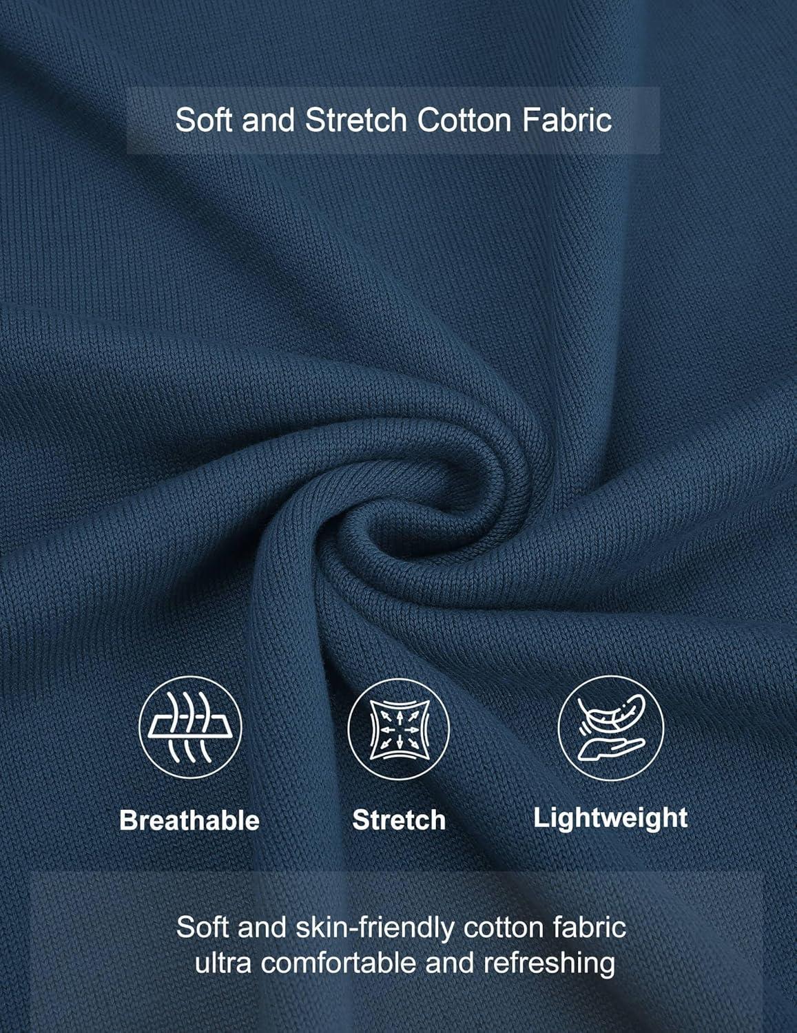 imageCOOFANDY Mens Mock Turtleneck Ribbed Knit Pullover Sweater Casual Lightweight Slim fit Dress SweaterBlue