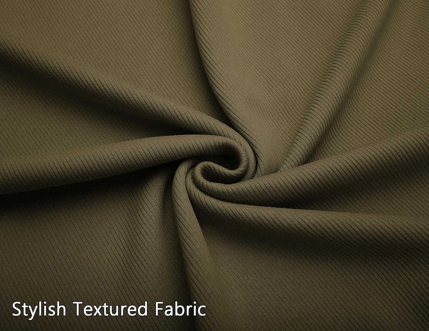 imageCOOFANDY Mens Sweatsuits 2 Piece Set Quarter Zip Pullover with Wide Leg Sweatpants Matching TracksuitOlive Green