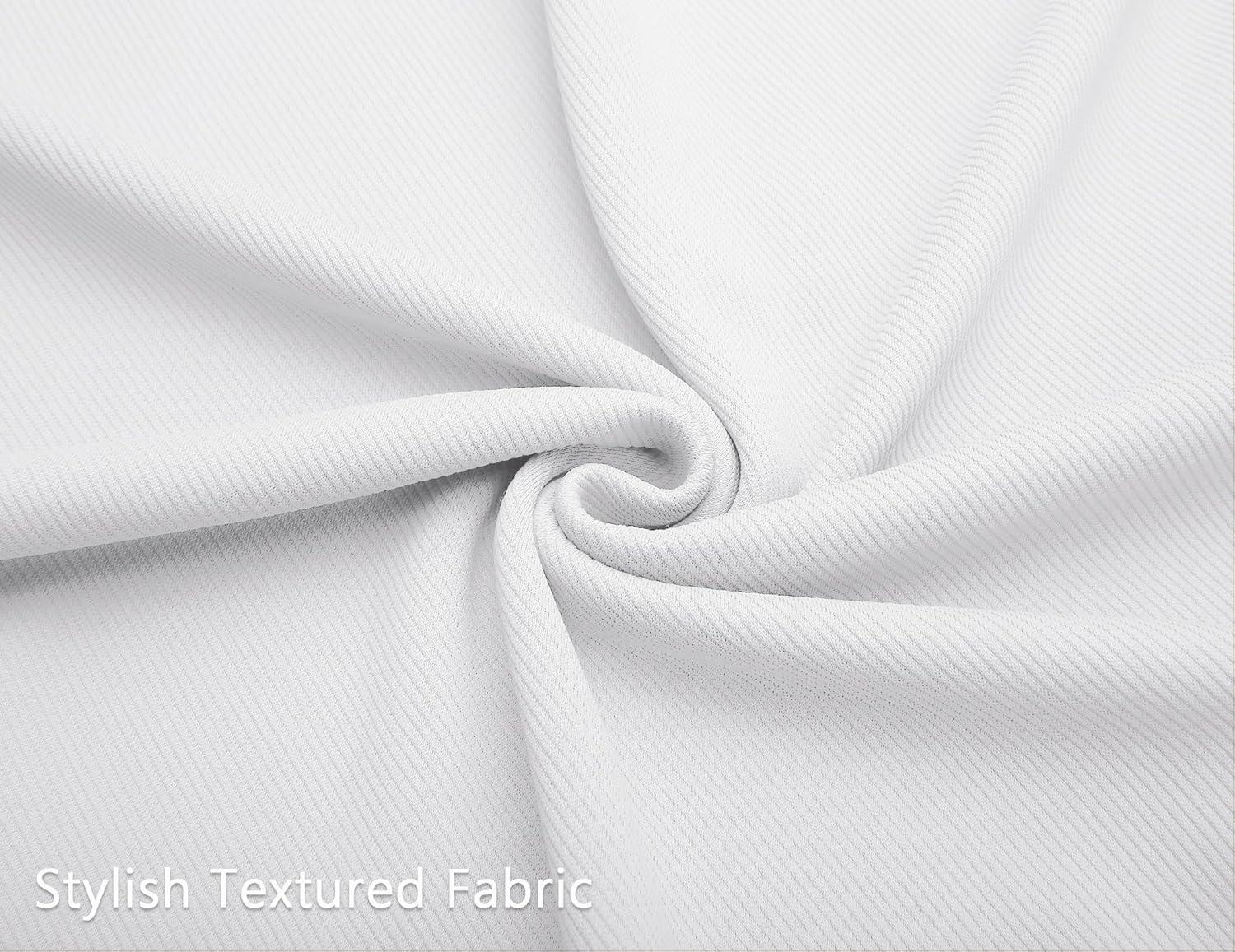 imageCOOFANDY Mens Sweatsuits 2 Piece Set Quarter Zip Pullover with Wide Leg Sweatpants Matching TracksuitWhite