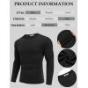 imageCOOFANDY Crewneck Sweaters for Men Slim Fit Long Sleeve Pullover Sweater Ribbed Knitted Lightweight TopsAll Black