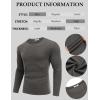 imageCOOFANDY Crewneck Sweaters for Men Slim Fit Long Sleeve Pullover Sweater Ribbed Knitted Lightweight TopsDark Grey