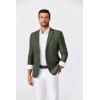 imageCOOFANDY Mens Blazer Casual Sport Coats Two Buttons Lightweight Suit JacketArmy Green