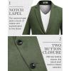 imageCOOFANDY Mens Blazer Casual Sport Coats Two Buttons Lightweight Suit JacketArmy Green