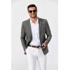 imageCOOFANDY Mens Blazer Casual Sport Coats Two Buttons Lightweight Suit JacketGray