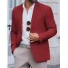 imageCOOFANDY Mens Blazer Casual Sport Coats Two Buttons Lightweight Suit JacketRed