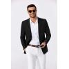 imageCOOFANDY Mens Blazer Casual Sport Coats Two Buttons Lightweight Suit JacketSolid Blazer  Black