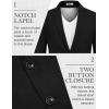 imageCOOFANDY Mens Blazer Casual Sport Coats Two Buttons Lightweight Suit JacketSolid Blazer  Black