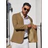 imageCOOFANDY Mens Blazer Casual Suit Jacket Slim Fit One Button Sport Coats Lightweight Sports JacketBrown