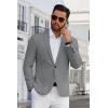 imageCOOFANDY Mens Blazer Casual Suit Jacket Slim Fit One Button Sport Coats Lightweight Sports JacketGrey