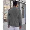 imageCOOFANDY Mens Blazer Casual Suit Jacket Slim Fit One Button Sport Coats Lightweight Sports JacketGrey