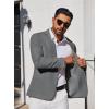 imageCOOFANDY Mens Blazer Casual Suit Jacket Slim Fit One Button Sport Coats Lightweight Sports JacketGrey