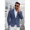 imageCOOFANDY Mens Blazer Casual Suit Jacket Slim Fit One Button Sport Coats Lightweight Sports JacketNavy Blue