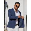 imageCOOFANDY Mens Blazer Casual Suit Jacket Slim Fit One Button Sport Coats Lightweight Sports JacketNavy Blue
