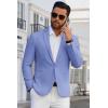 imageCOOFANDY Mens Blazer Casual Suit Jacket Slim Fit One Button Sport Coats Lightweight Sports JacketRoyal Blue