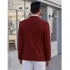 imageCOOFANDY Mens Blazer Casual Suit Jacket Slim Fit One Button Sport Coats Lightweight Sports JacketWine Red