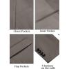 imageCOOFANDY Mens Casual Blazer Lightweight Slim Fit Suit Jacket Two Button Cotton Sport CoatsLight Grey