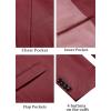 imageCOOFANDY Mens Casual Blazer Lightweight Slim Fit Suit Jacket Two Button Cotton Sport CoatsWine Red