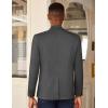 imageCOOFANDY Mens Casual Blazer Slim Fit Lightweight Sport Coat One Button Suit JacketDark Gray