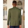 imageCOOFANDY Mens Casual Blazer Slim Fit Lightweight Sport Coat One Button Suit JacketDark Green