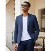 imageCOOFANDY Mens Casual Blazer Slim Fit Lightweight Sport Coat One Button Suit JacketNavy