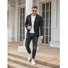 imageCOOFANDY Mens Casual Blazer Slim Fit Sport Coats One Button Business Suit JacketBlack