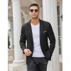 imageCOOFANDY Mens Casual Blazer Slim Fit Sport Coats One Button Business Suit JacketBlack