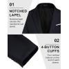 imageCOOFANDY Mens Casual Blazer Slim Fit Sport Coats One Button Business Suit JacketBlue