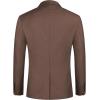 imageCOOFANDY Mens Casual Blazer Slim Fit Sport Coats One Button Business Suit JacketBrown