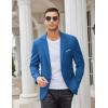 imageCOOFANDY Mens Casual Blazer Slim Fit Sport Coats One Button Business Suit JacketDark Blue