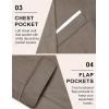 imageCOOFANDY Mens Casual Blazer Slim Fit Sport Coats One Button Business Suit JacketKhaki
